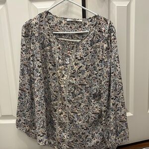 Floral Patterned Women's Top
